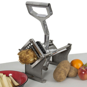 Manual potato cutter machine